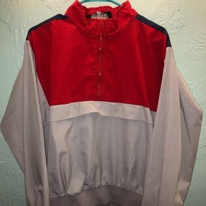 Quarter zip windbreaker